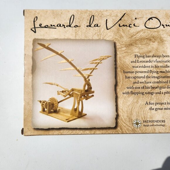Pathfinders STEM Kit Leonardo da Vinci Ornithopter Model Set 3D Puzzle Engineeri - Picture 12 of 16
